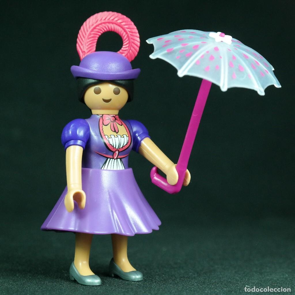 Playmobil: Playmobil mujer con paraguas ☼