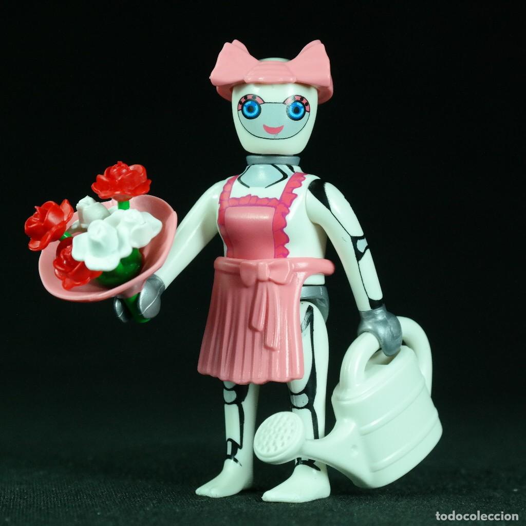 Playmobil: Playmobil robot con regadera y flores ☼