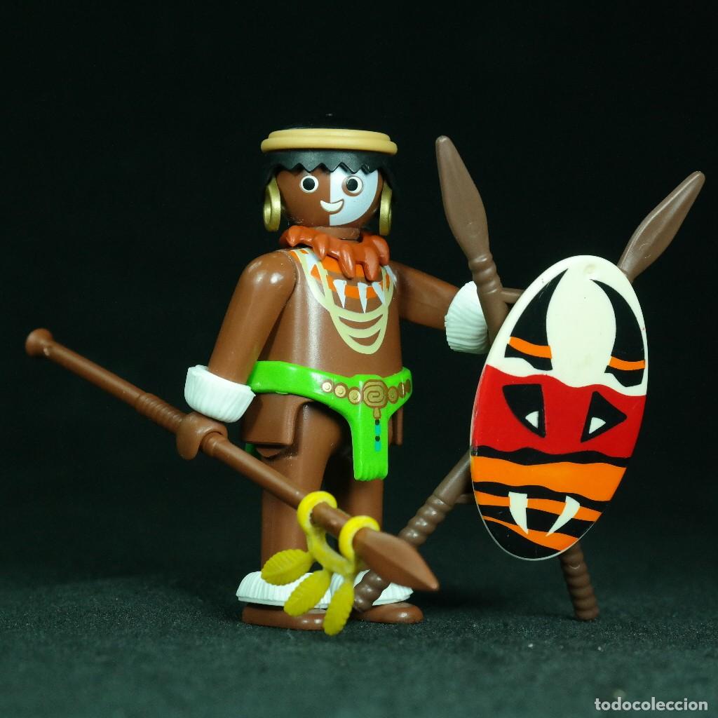 Playmobil: Playmobil guerrero africano con escudo ☼
