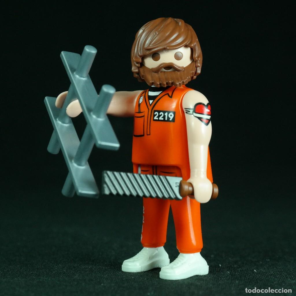 Playmobil: Playmobil preso con reja y lima ☼