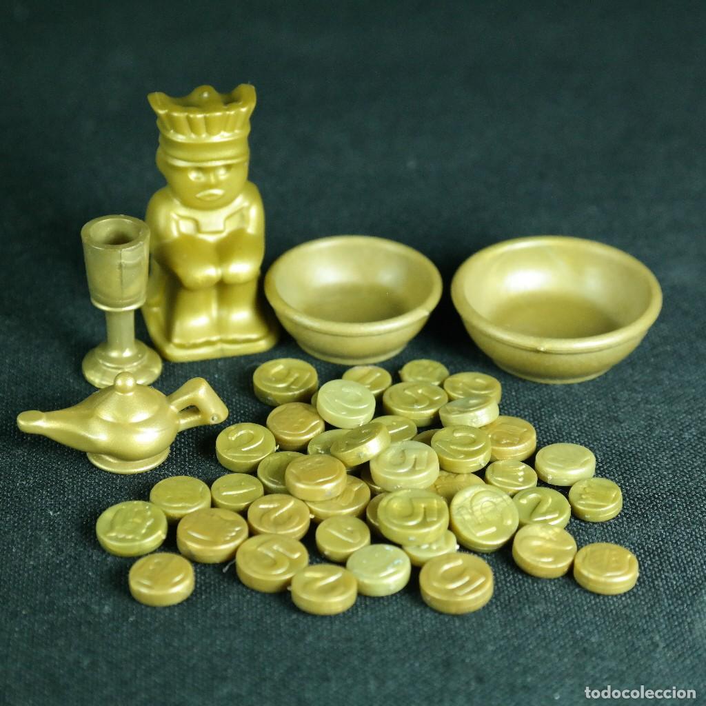 Playmobil: Playmobil accesorios dorados con monedas ☼