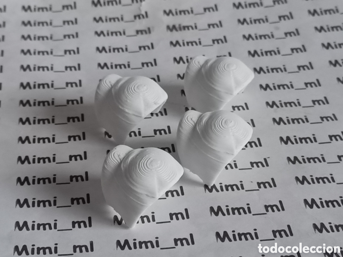 Playmobil: 4 bonetes blancos mujer western serie rosa en impresi&oacute;n 3d compatibles con Playmobil pa&ntilde;uelos