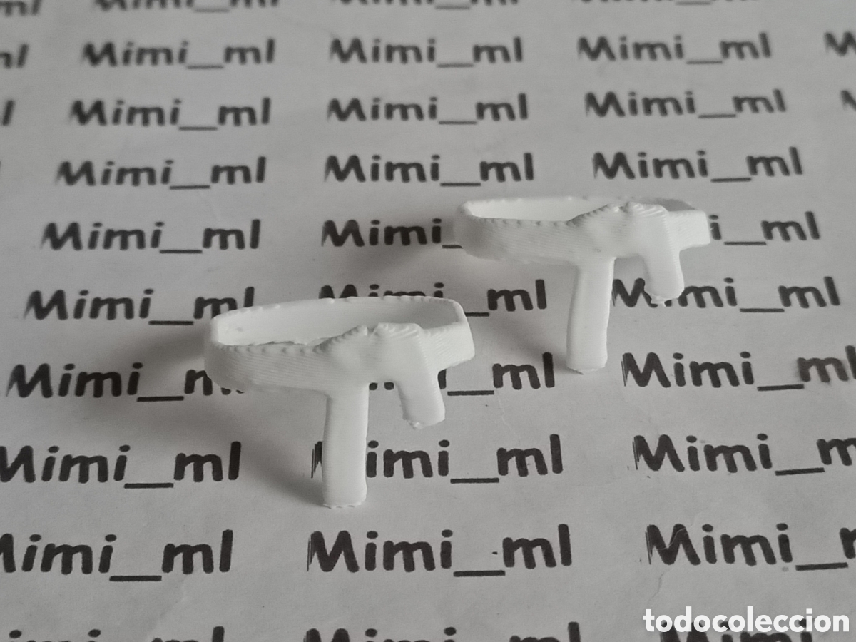 Playmobil: 2 cinturones blancos hombre en impresi&oacute;n 3d compatibles con Playmobil