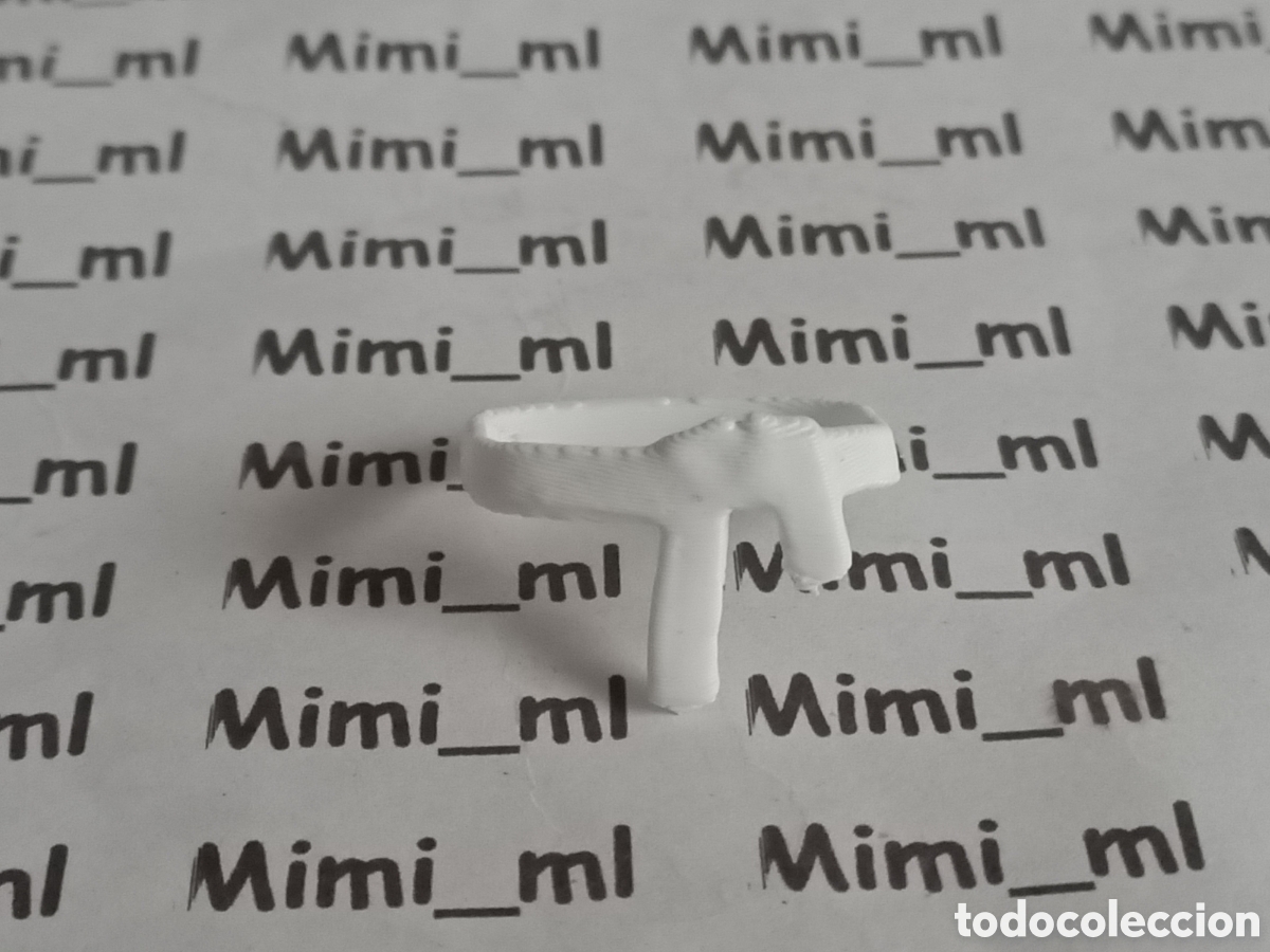 Playmobil: Cintur&oacute;n blanco hombre en impresi&oacute;n 3d compatible con Playmobil