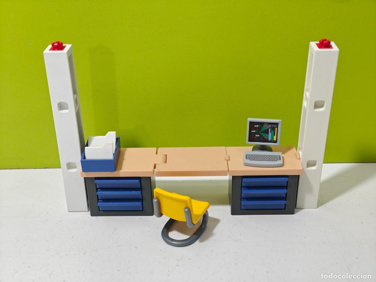 Playmobil: playmobil conjunto muebles y accesorios oficina, casa, sal&oacute;n, chal&eacute;, colegio, cafeter&iacute;a, comisar&iacute;a