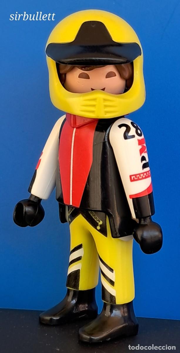 Playmobil: Figura Piloto de Carreras. Playmobil. Motocross