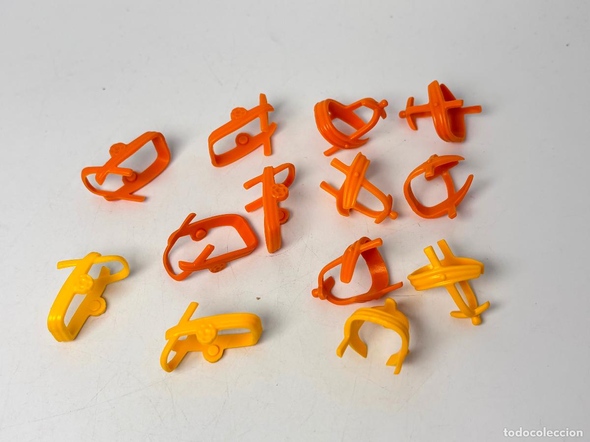 Playmobil: Playmobil lote adorno caballo naranja amarillo