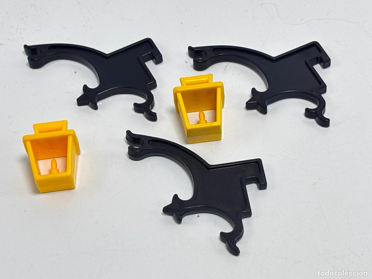 Playmobil: Playmobil lote soporte y faro amarillo casa