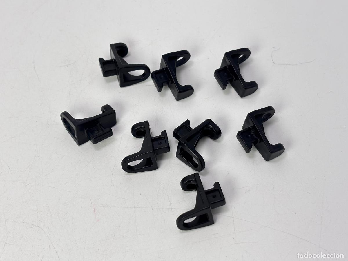 Playmobil: Playmobil lote soporte pared negro