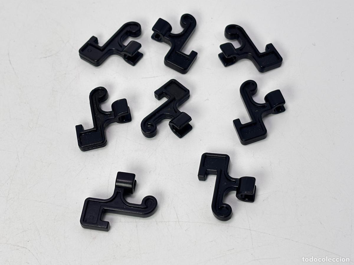 Playmobil: Playmobil lote soporte pared negro