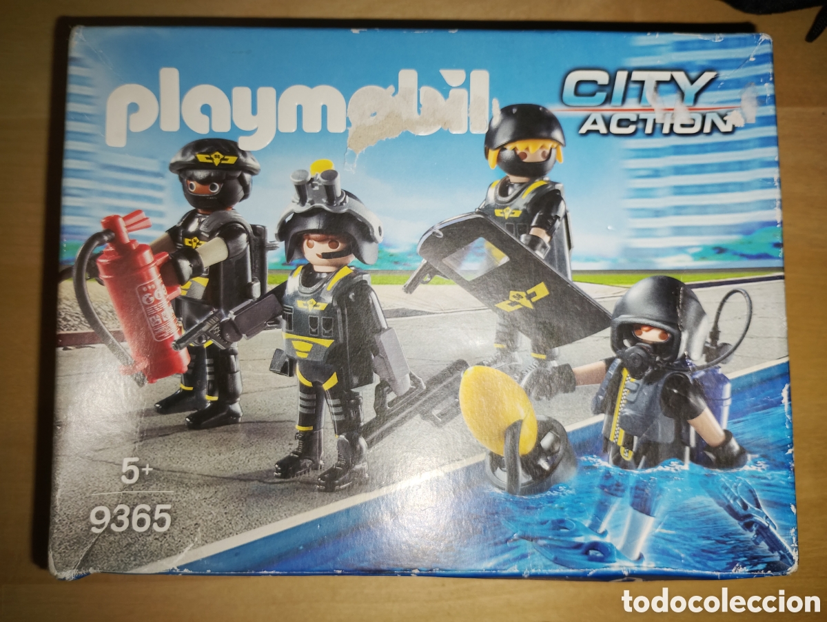 Playmobil: LO Playmobil 9365 City Action SWAT 4 Figuras con Buzo Sin Abrir