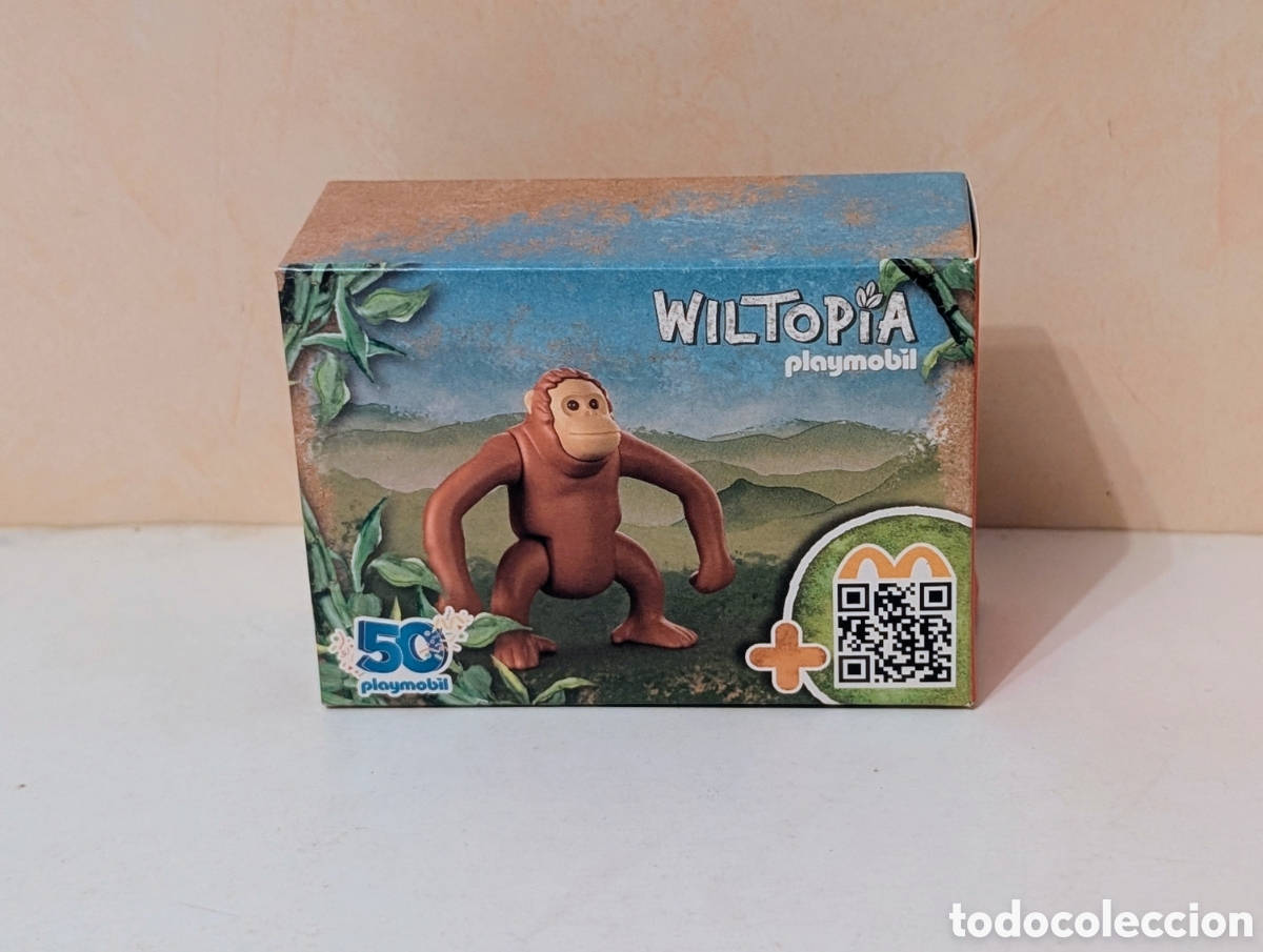 Playmobil: Caja sorpresa. Mu&ntilde;eco juguete Wiltopia. Mc Donald's. Playmobil