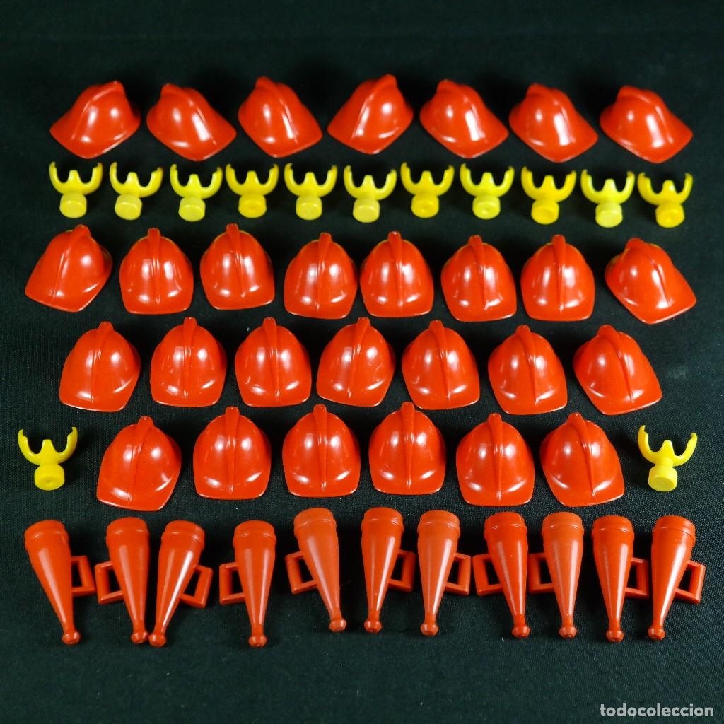 Playmobil: Playmobil cascos con accesorios bomberos ☼