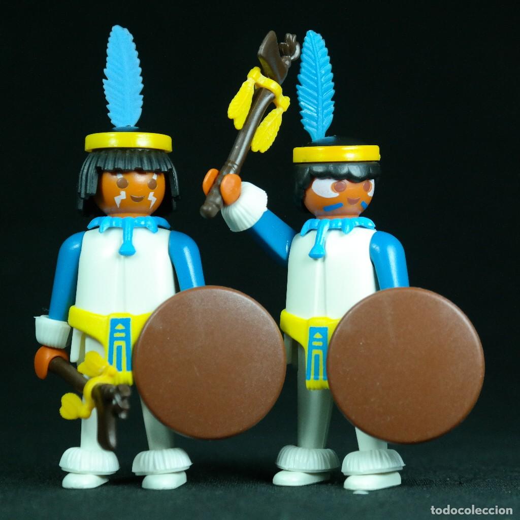Playmobil: Playmobil dos indios con escudos ☼
