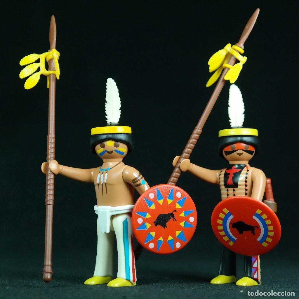 Playmobil: Playmobil dos indios con lanzas ☼