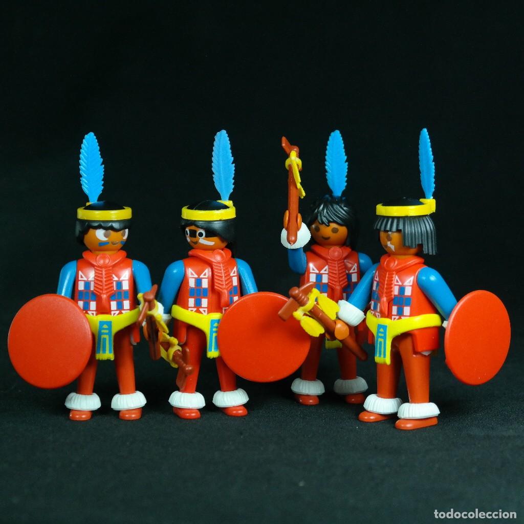 Playmobil: Playmobil indios con hachas y escudos ☼