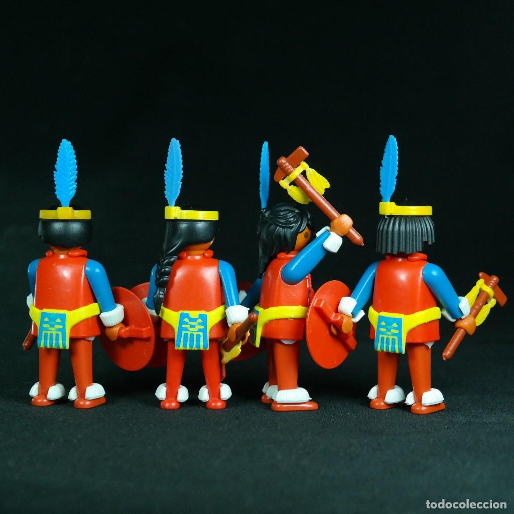 Playmobil: Playmobil indios con hachas y escudos ☼ - Foto 2