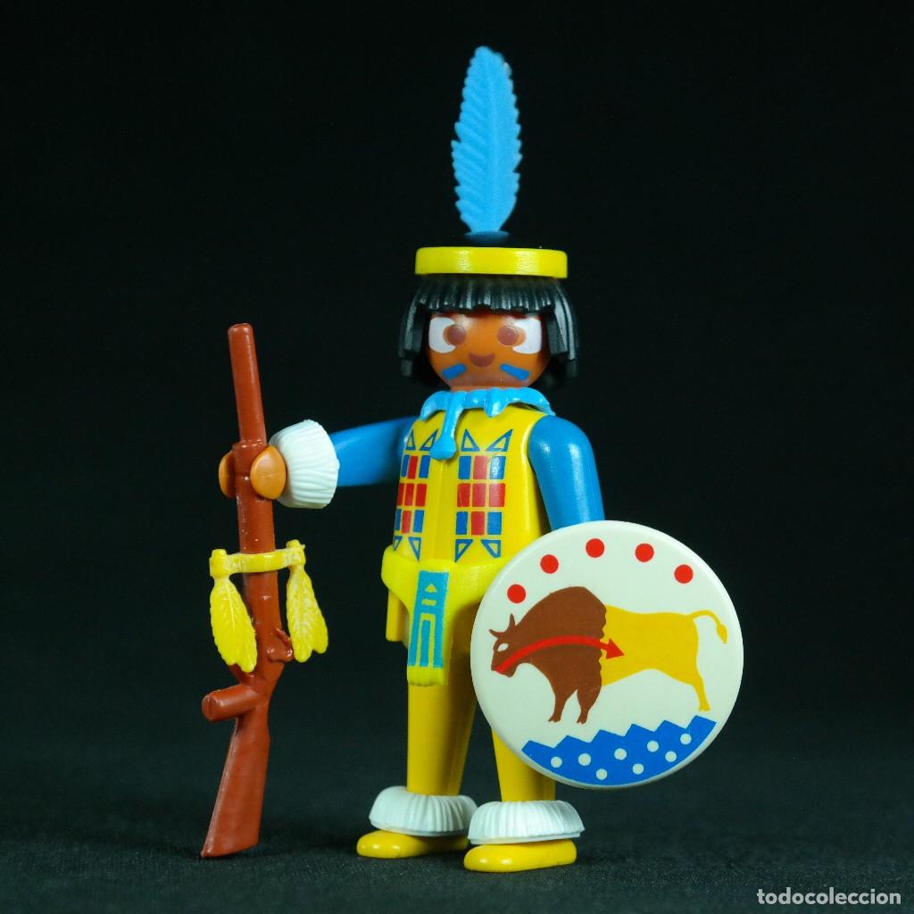 Playmobil: Playmobil indio con escudo torro ☼