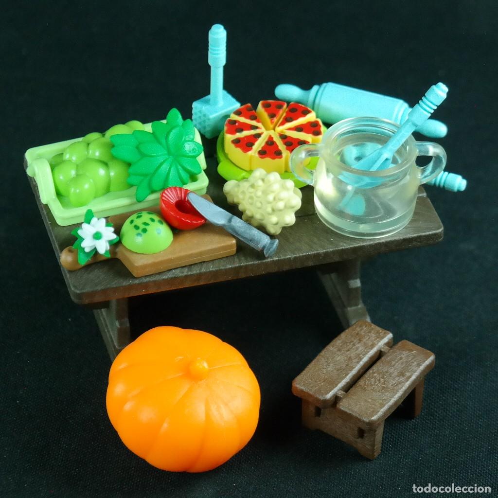 Playmobil: Playmobil mesa con comidas ☼