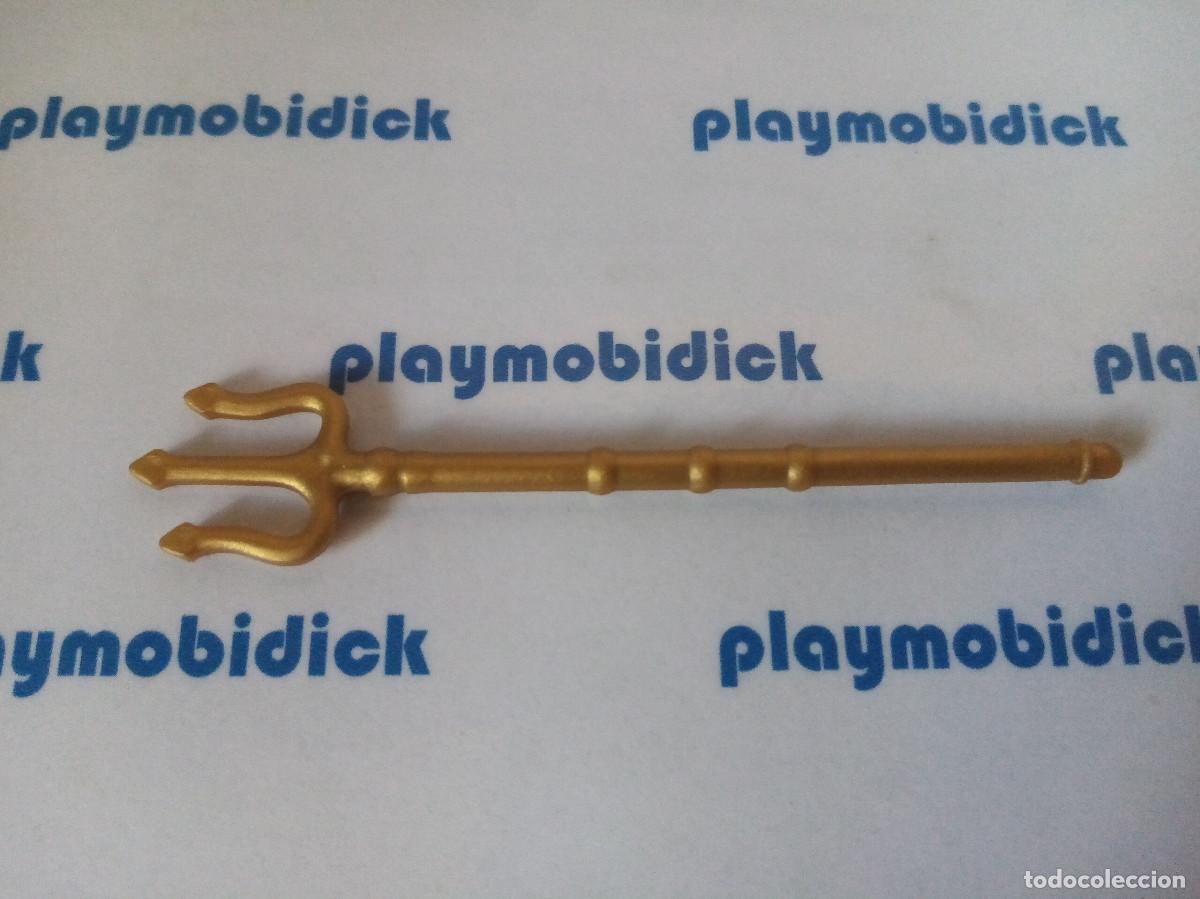 Playmobil: Playmobil tridente dorado gladiador romano