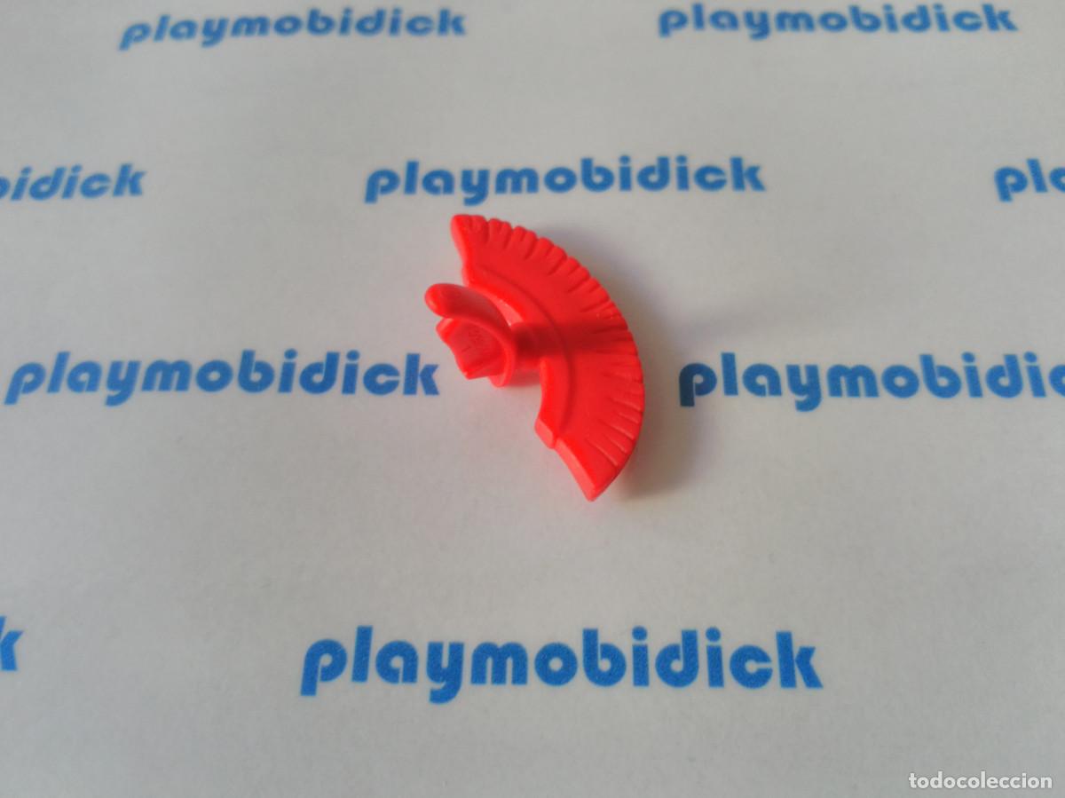 Playmobil: Playmobil pluma cresta roja cruzada penacho para casco romano belen