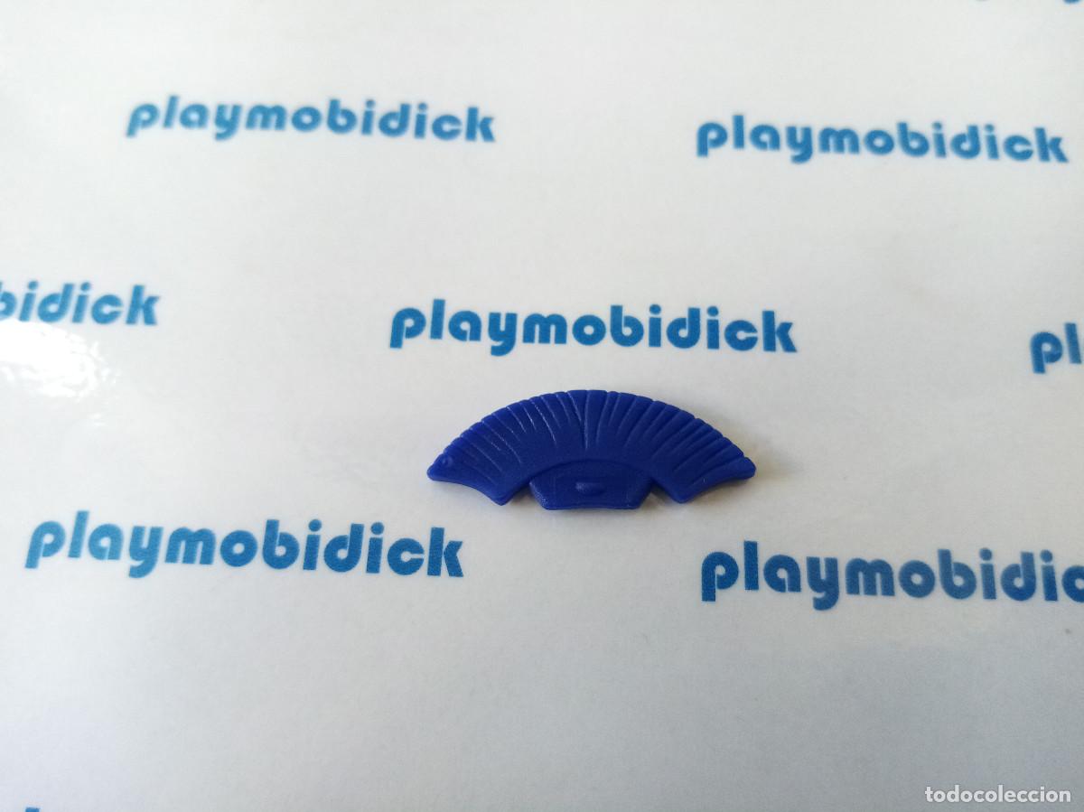 Playmobil: Playmobil pluma cresta azul penacho para casco romano belen