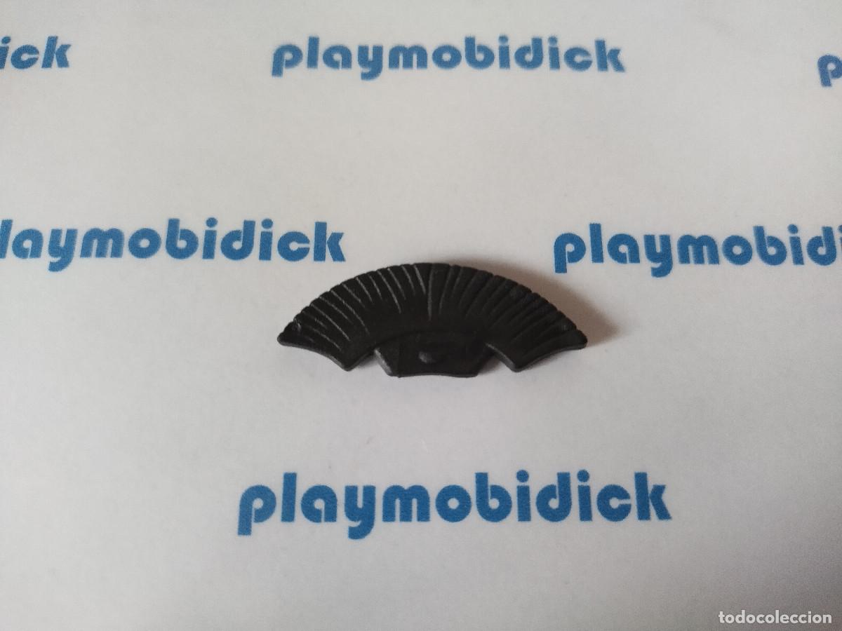 Playmobil: Playmobil pluma cresta negra penacho para casco romano belen