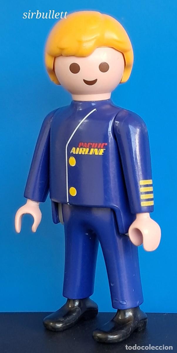 Playmobil: Figura Hombre Piloto Avi&oacute;n Pasajeros. Playmobil.