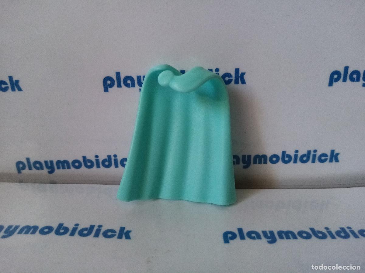 Playmobil: Playmobil capa romana color azul claro con broche