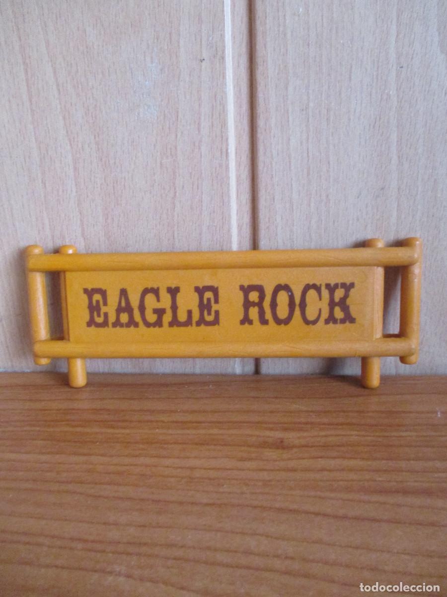 Playmobil: PLAYMOBIL : 1 CARTEL FUERTE EAGLE ROCK DEL OESTE
