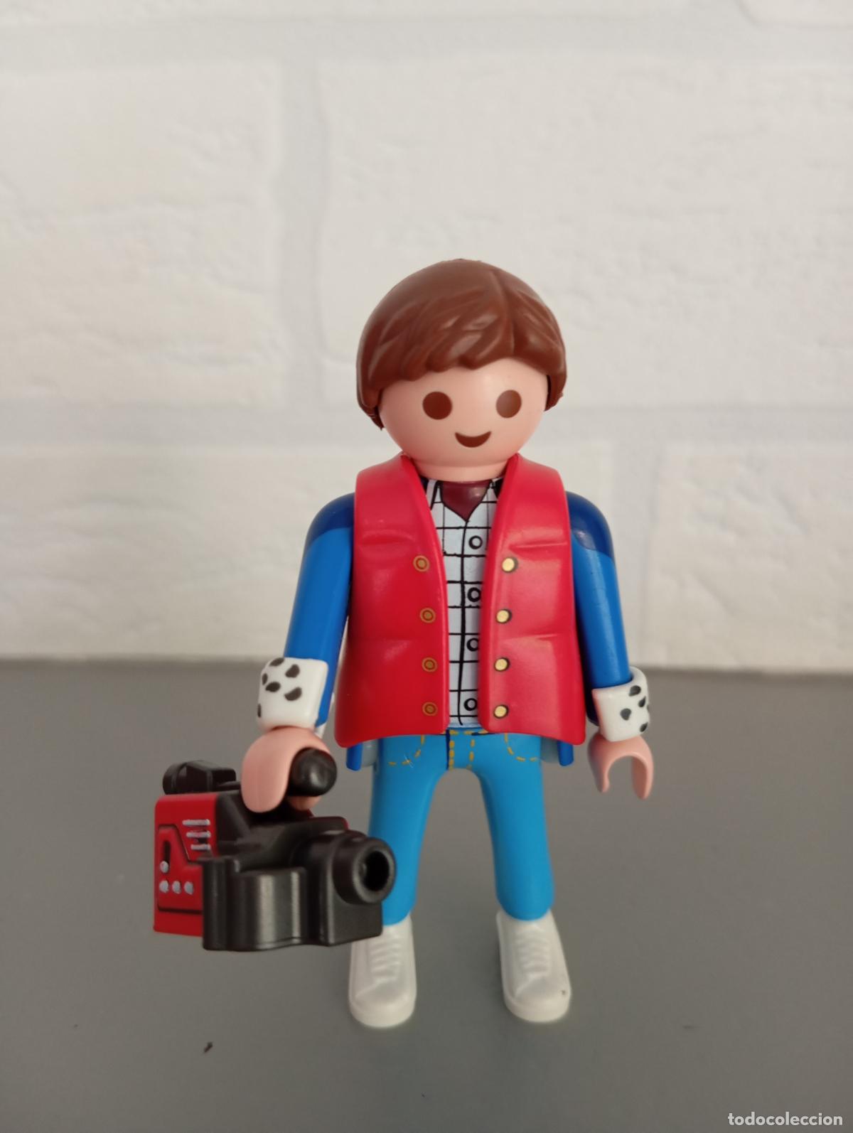 Playmobil: Playmobil Figura con accesorios. Marty Mcfly con c&aacute;mara. Regreso al futuro