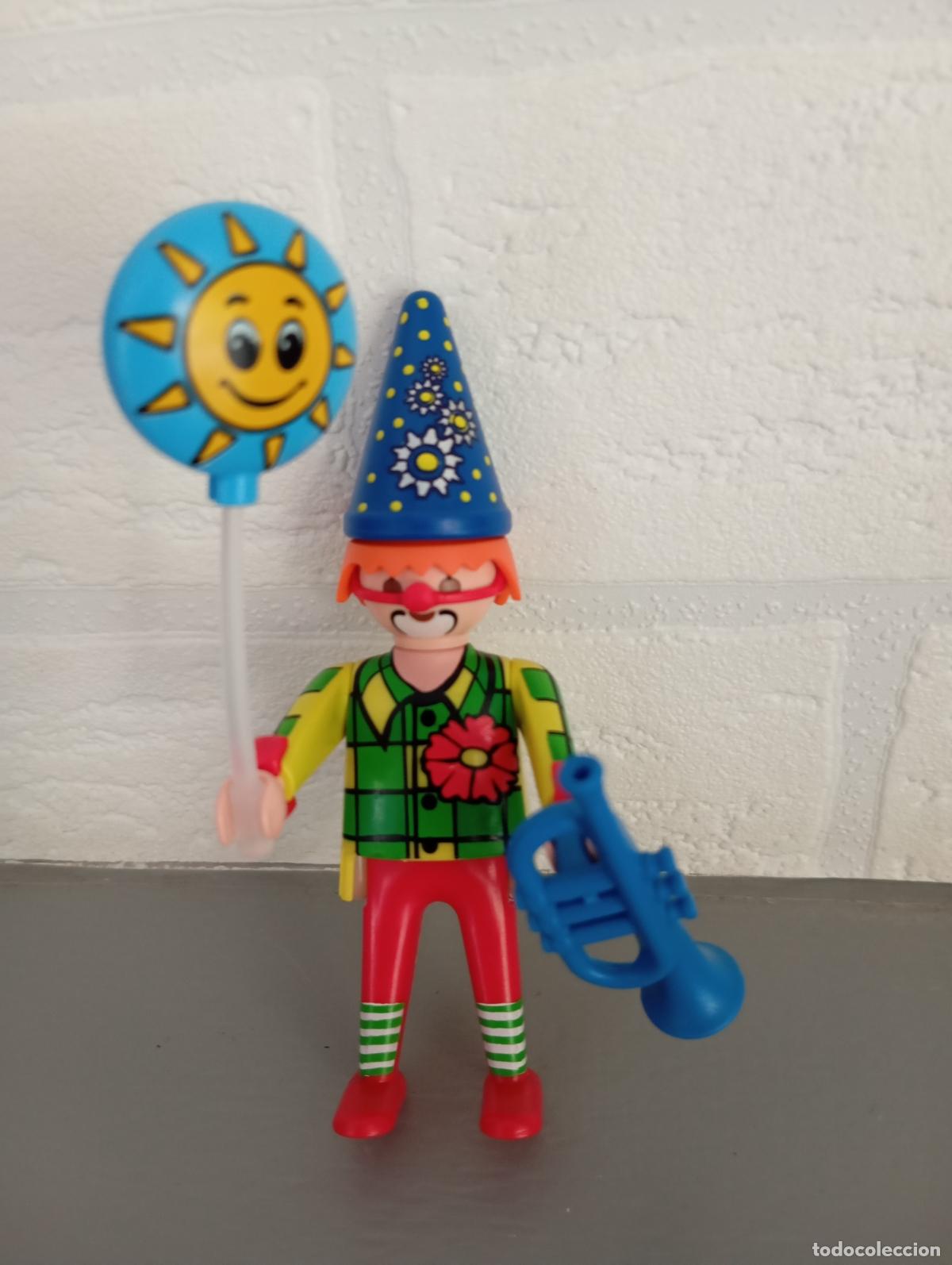 Playmobil: Playmobil Figura con accesorios. Payaso con globo y trompeta