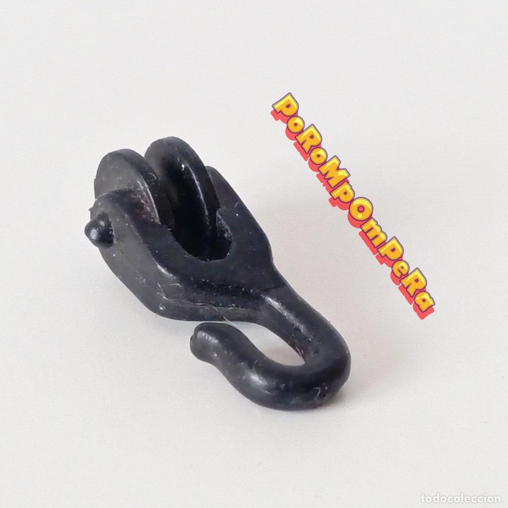 Playmobil: PLAYMOBIL gancho negro 3286 3550 3551 polea vela barco pirata enganche D9