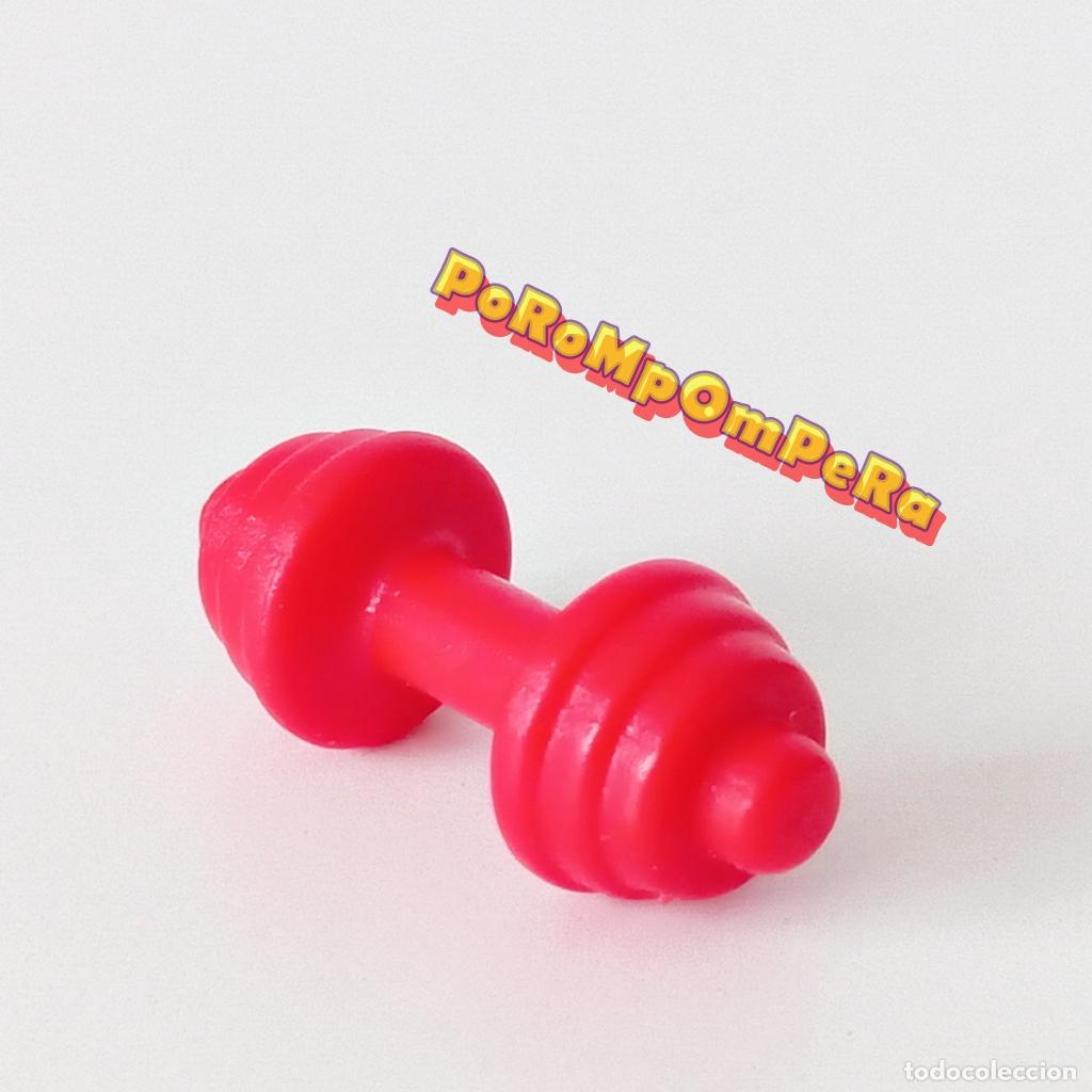 Playmobil: PLAYMOBIL mancuerna roja 4287 4518 5485 5578 pesas entrenamiento gimnasio gym fitness D9
