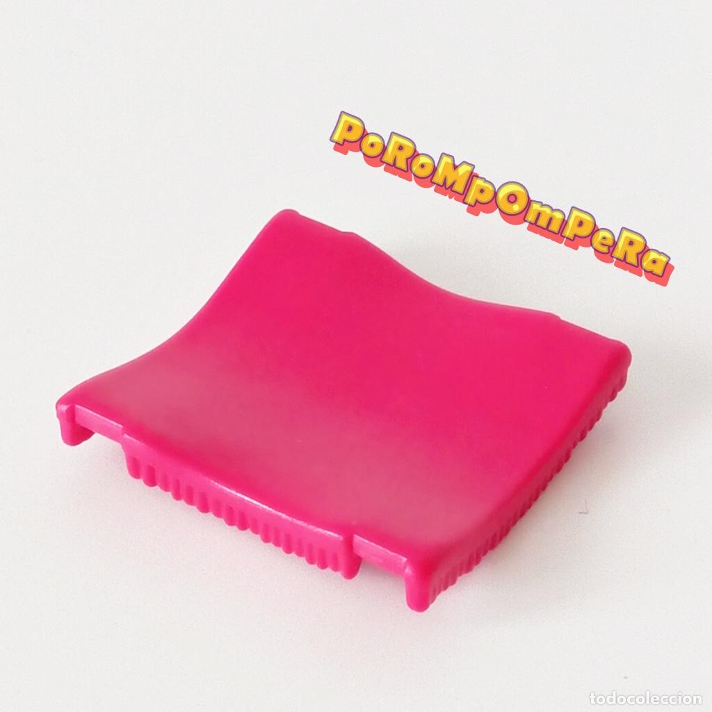 Playmobil: PLAYMOBIL coj&iacute;n rosa oscuro taburete 3019 3020 3837 4349 4253 4338 5892 asiento silla banqueta D9