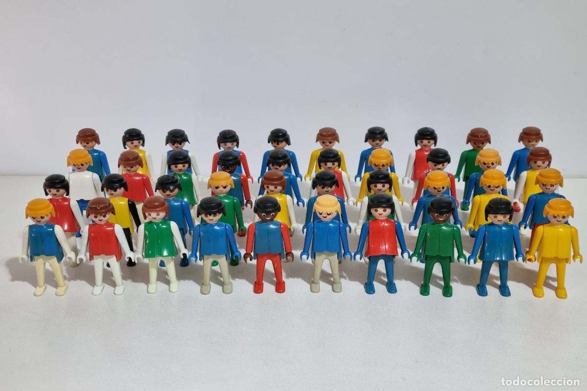 Playmobil: Playmobil Antiguo Lote 40x Mano Fija Figura Hombre Mujer Click Adulto Keko
