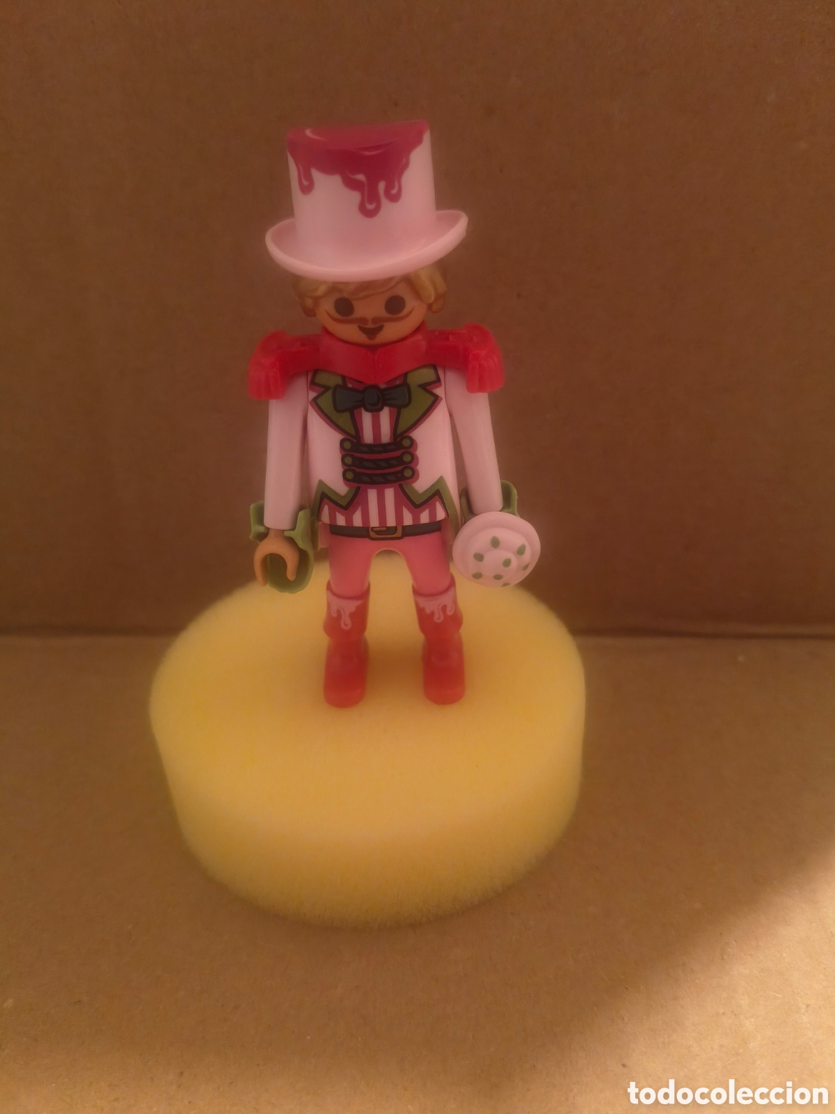 Playmobil: Figura Playmobil hombre rosa con chistera