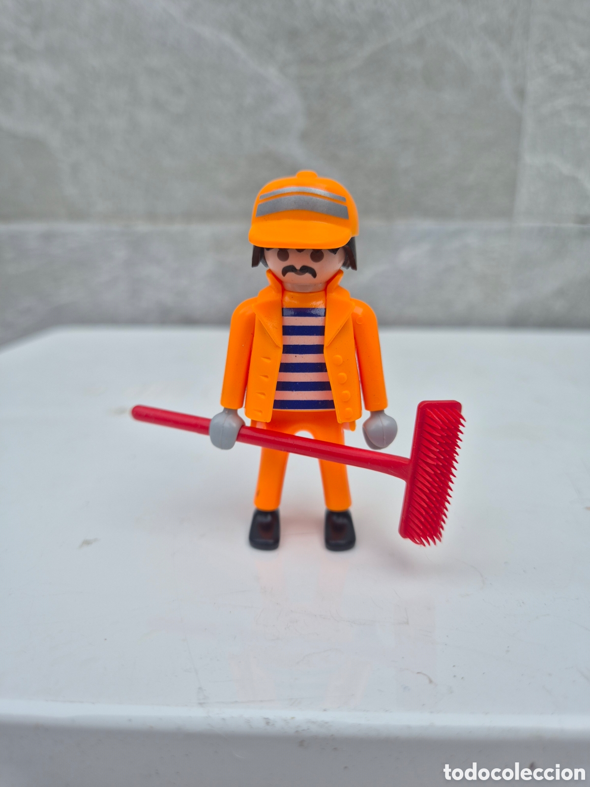 Playmobil: Playmobil figura operario de limpieza