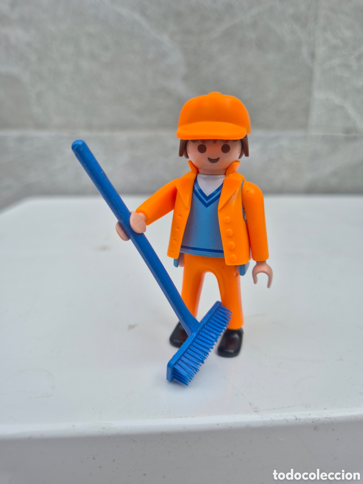 Playmobil: Playmobil figura operario de limpieza