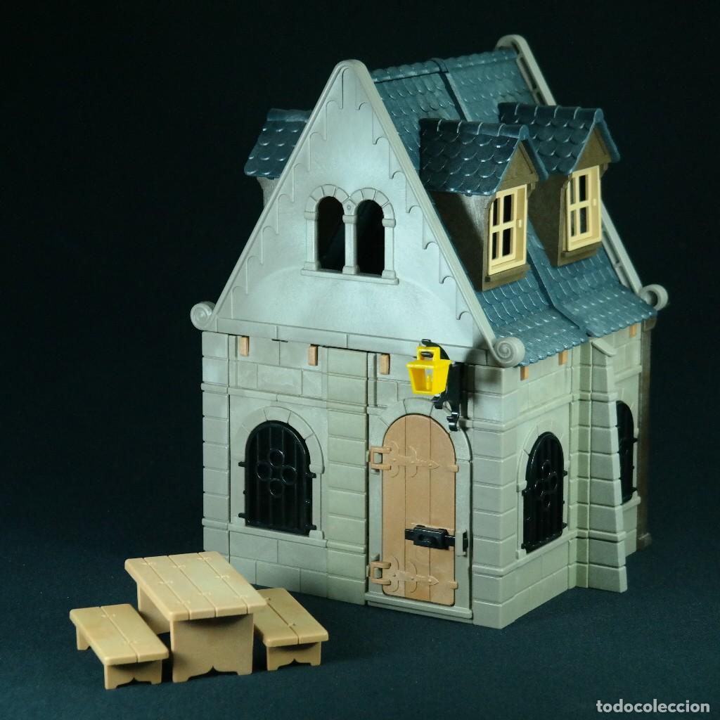 Playmobil: Playmobil casa medieval con techo negro ☼