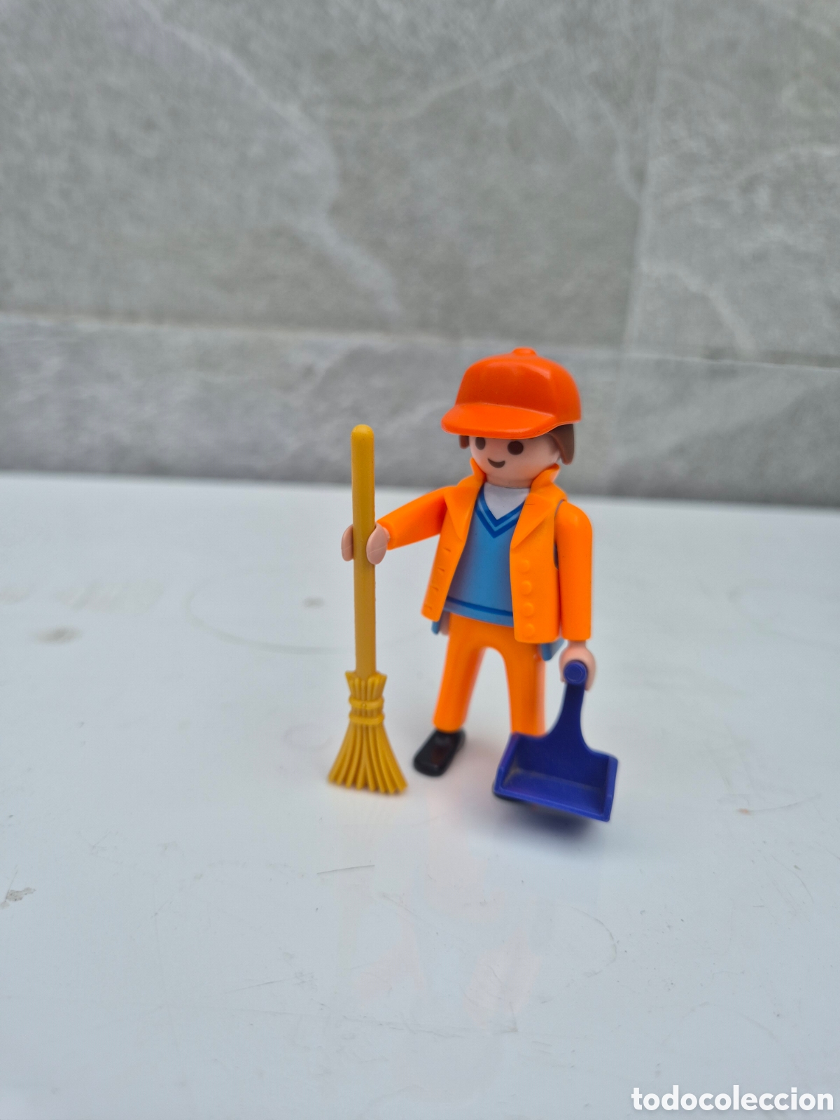 Playmobil: Playmobil figura operario de limpieza