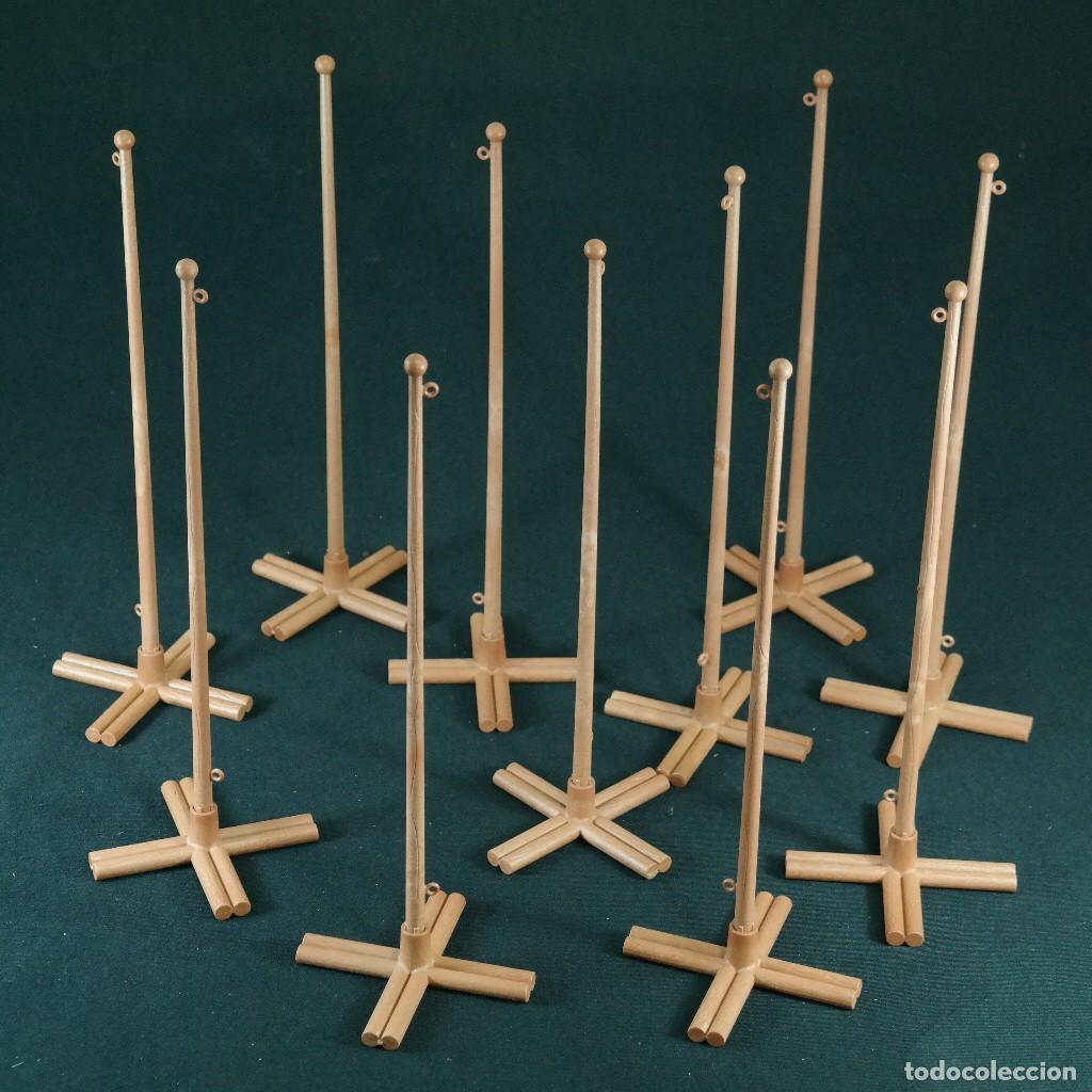 Playmobil: Playmobil mastiles con bases fuerte oeste ☼