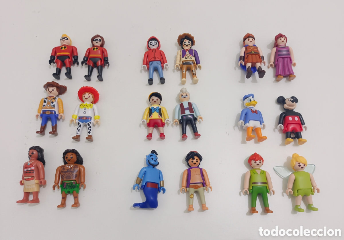 Playmobil: Playmobil disney kinder sorpresa mickey, donald aladdin, coco , pinocho , increibles , toy story ...