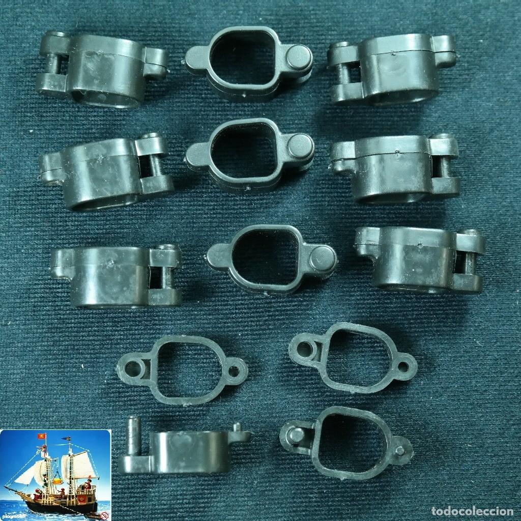 Playmobil: Playmobil 11 soportes de mastil, barco pirata 3550 3750 ☼