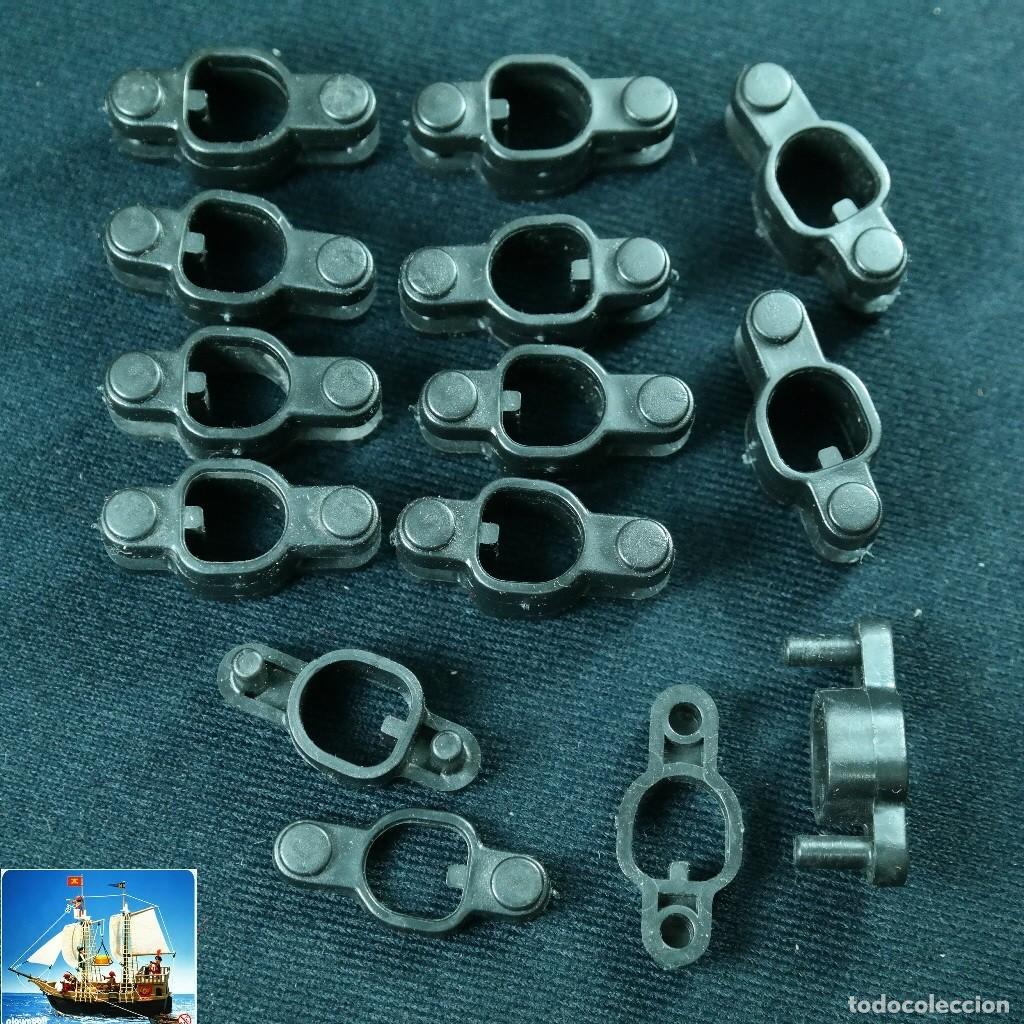 Playmobil: Playmobil 12 soportes de mastil, barco pirata 3550 ☼