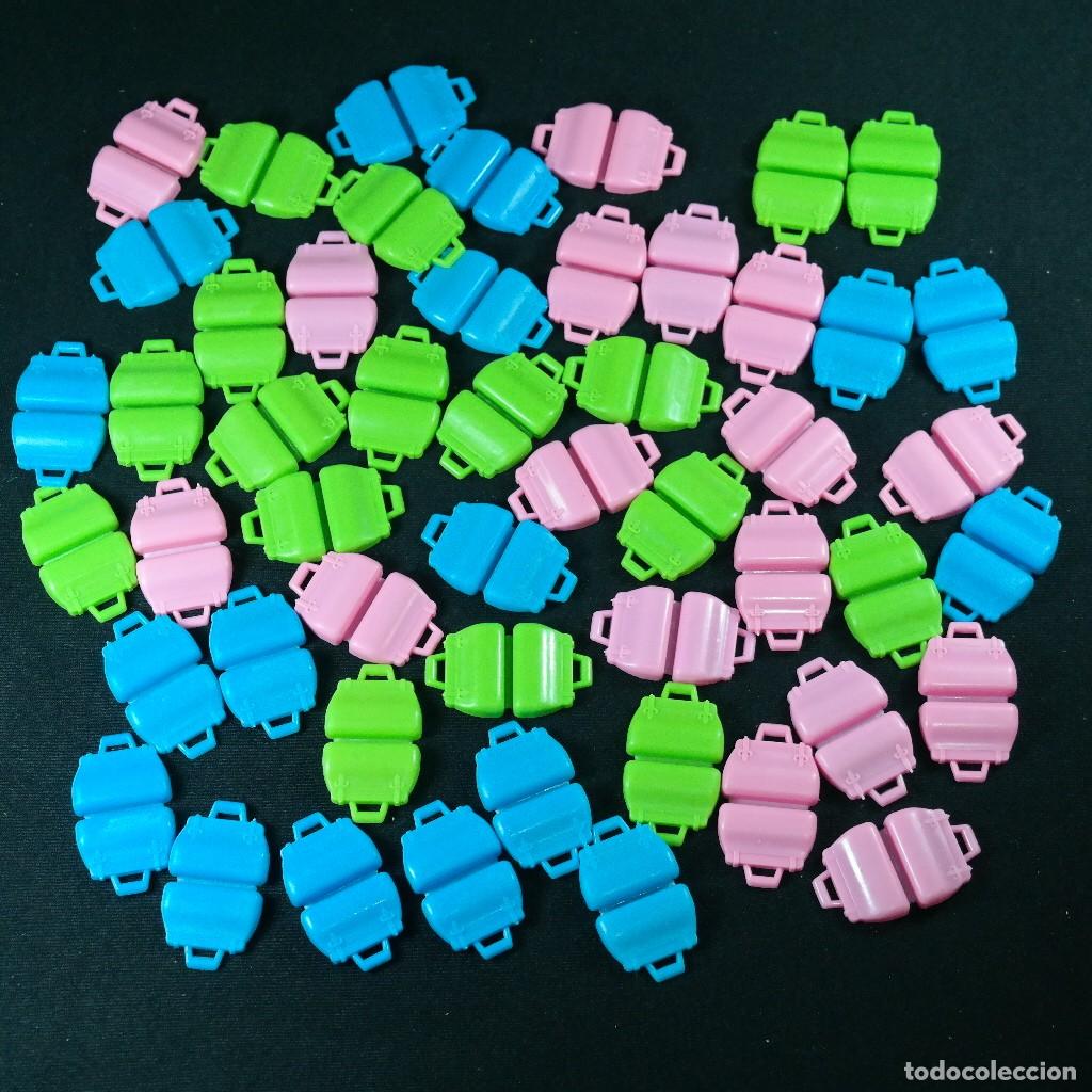Playmobil: Playmobil bolsas rosas verdes y azules ☼