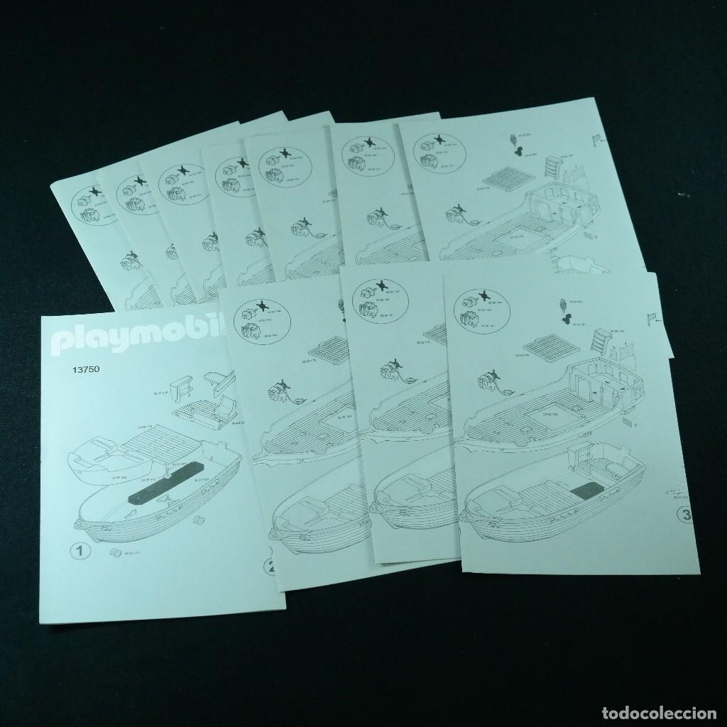 Playmobil: Playmobil manuales/instrucciones del barco pirata 3550 3750 ☼