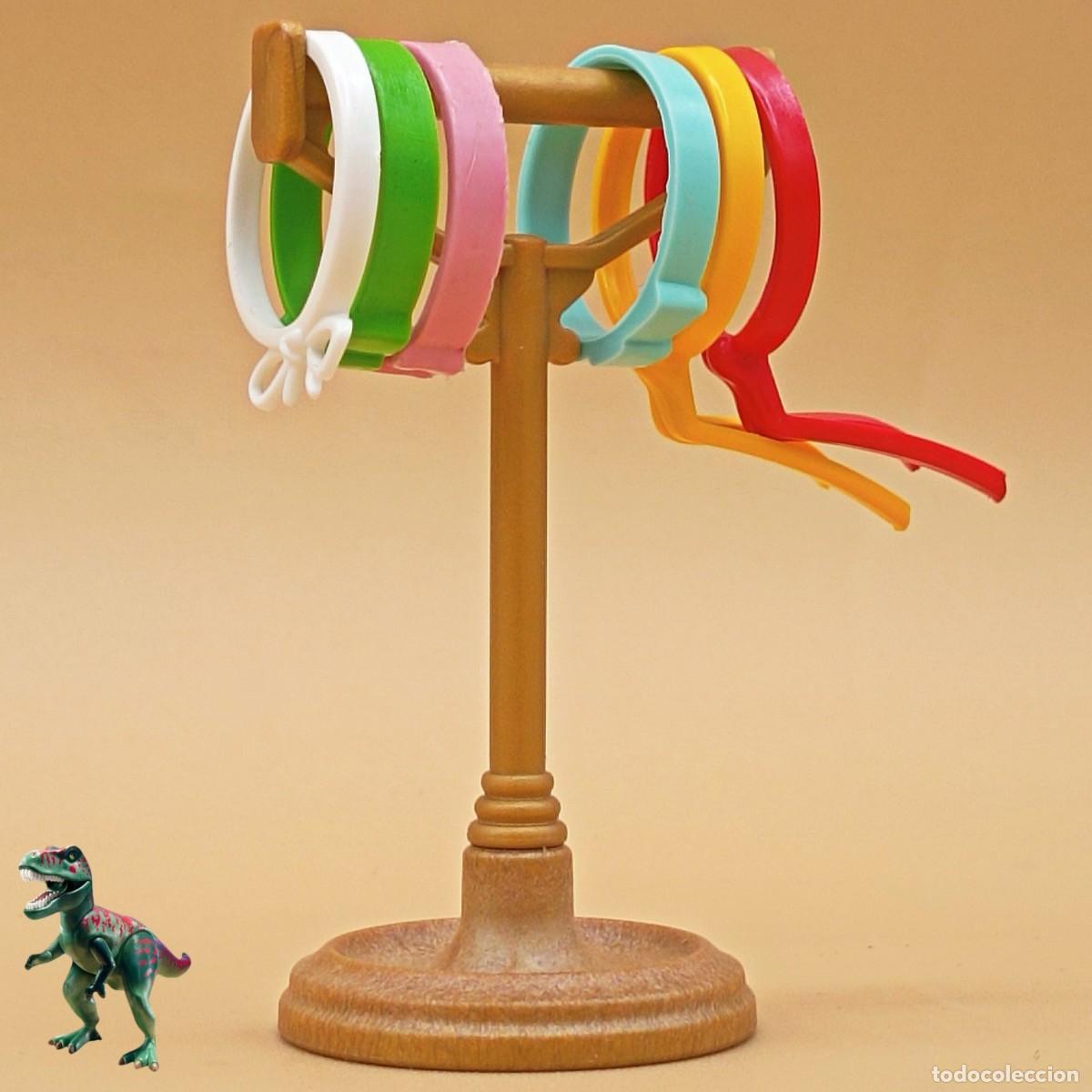 Playmobil: Playmobil soporte de sombreros dorado lazos cintas percha perchero mercado victoriano 5345