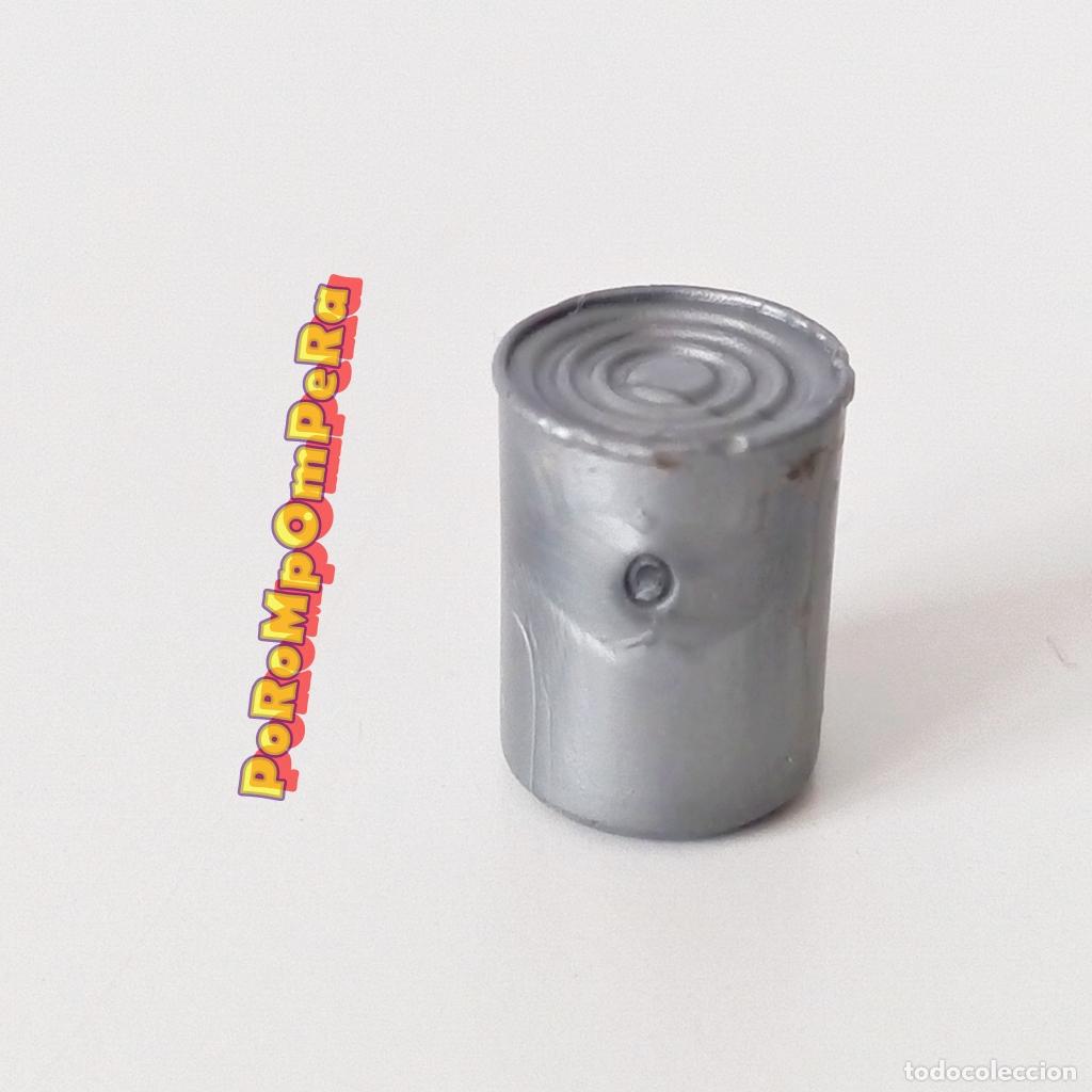 Playmobil: PLAYMOBIL lata plateada bebida conserva tarro bote envase cocina tienda supermercado D6
