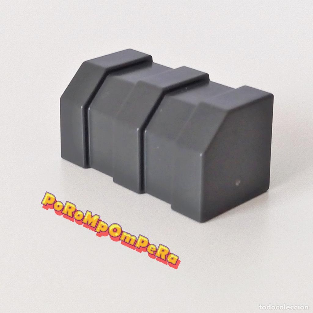 Playmobil: PLAYMOBIL pieza gris oscura SYSTEM X por determinar D6